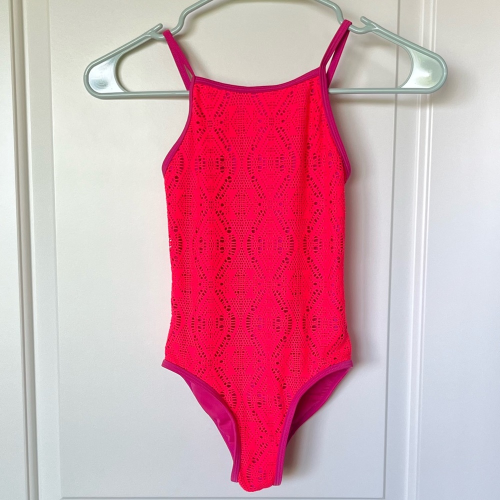 Girl’s The Children’s Place Coral Swimsuit